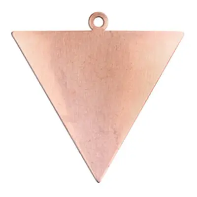 Copper Blanks Triangle Pack of 6 35mm X 0.9mm Reverse Triangle