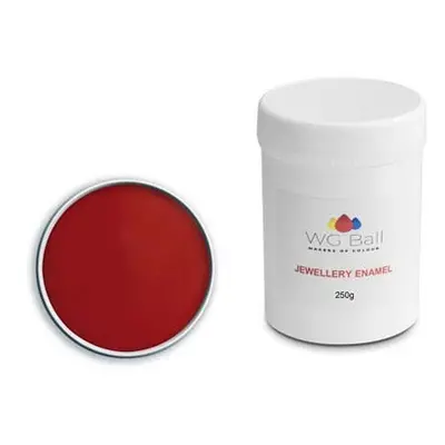 WG Ball Opaque Enamel Poppy Red 8044 250g Lead Free