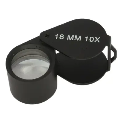 Loupe Black In Case X10 Magnification