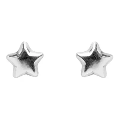 Sterling Silver Earrings Star Stud