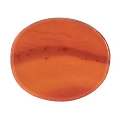 Carnelian, Flat Oval, 12x10mm