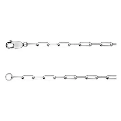 Sterling Silver 3.1mm Wide Square Wire Trace Chain, 22&quot;/55cm, Hallmarked, 100% Recycled Sil