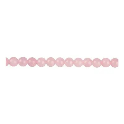 Rose Quartz Semi Precious Round Beads 8mm, 16&quot;/40cm Strand