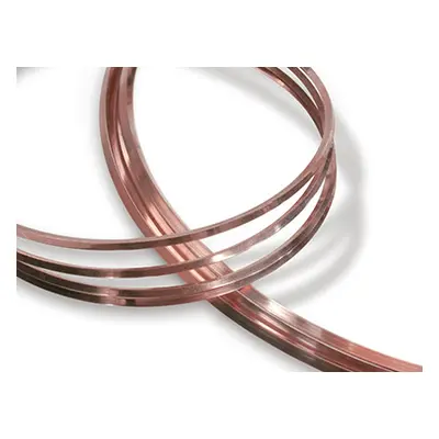 18ct Red Gold Square Wire 6.00mm Fully Annealed, 100% Recycled Gold