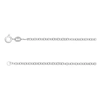 Sterling Silver 2.3mm Trace Chain 18&quot;/45cm Unhallmarked 100% Recycled Silver