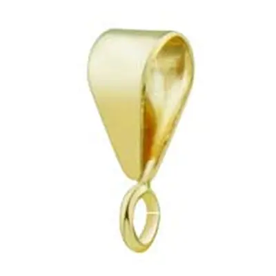 9ct Yellow Gold Bail With Fixed Open Ring