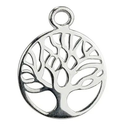 Sterling Silver Tree Of Life Classic Filigree Drop 18mm Pack of 5