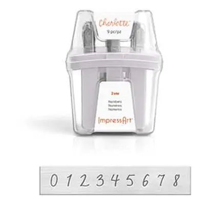 ImpressArt Charlotte Number Stamp Set 3mm