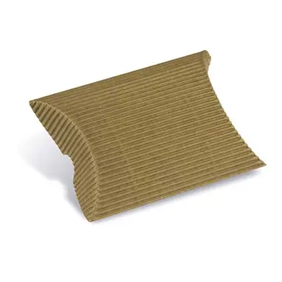 Kraft Flat Pack Pillow Box Corrugated Pack of 10