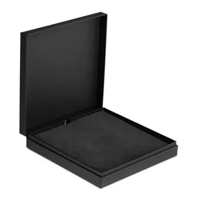 Black Textured Eco Necklace Box