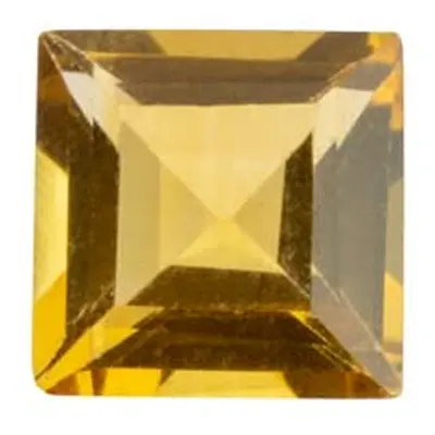 Citrine, Square, 5x5mm