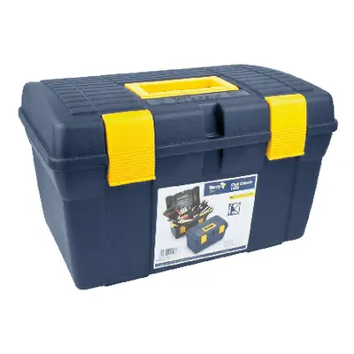 Terry Club Classic 1622 Plastic Tool Box, Black/yellow