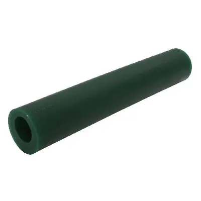 Ferris Round Wax Tube With Off Centre Hole, Green, 6&quot;/150mm Long, 27mm Diameter