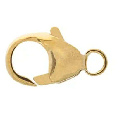 9ct Yellow Gold Oval Trigger Clasp 13mm