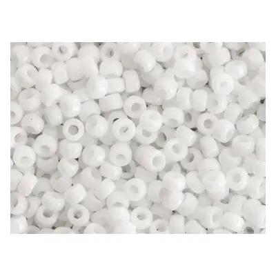 Miyuki 11/0 Round Seed Beads Seed Beads Opaque White 23g Tube, Miyuki Code 402