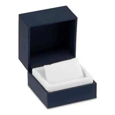 Premium Blue Soft Touch Earring Box