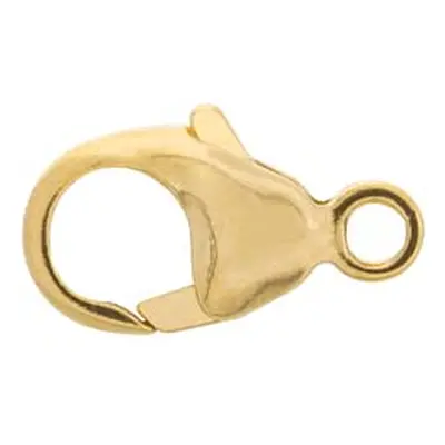 9ct Yellow Gold Oval Trigger Clasp 16mm