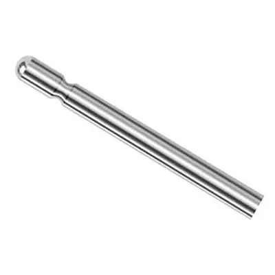 18ct White Gold Grooved Pin 10mm X 1.0mm, Rounded End, 100% Recycled Gold