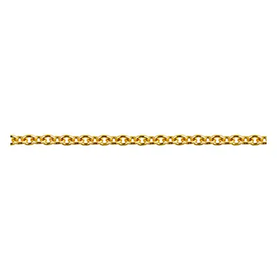 18ct Yellow Gold 1.5mm Round Loose Trace Chain