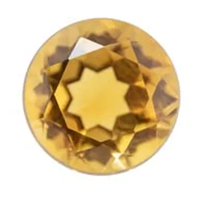 Citrine, Round, 8mm