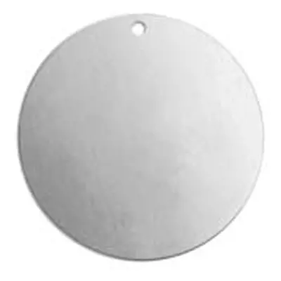 ImpressArt Aluminium Round Disc 22mm Stamping Blank Pack of 15 Pierced Hole