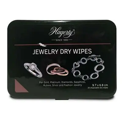 Hagerty Jewellery Dry Wipes Pack of 25