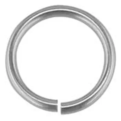 Sterling Silver Open Jump Ring Light 6mm Pack of 50