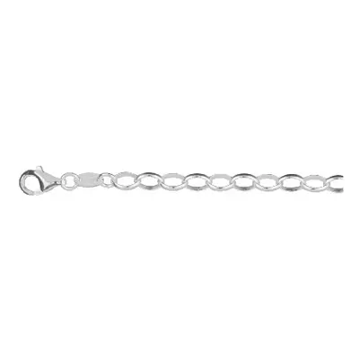 Sterling Silver 5.0mm Belcher Bracelet 7.5&quot;/19cm Unhallmarked 100% Recycled Silver