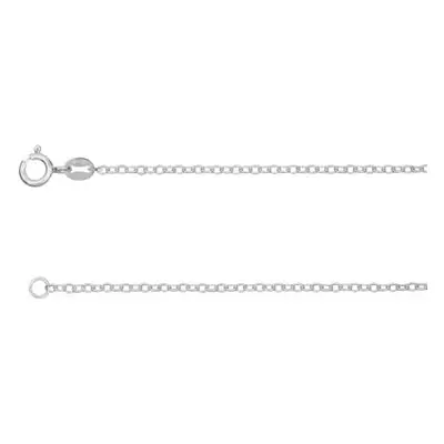 Sterling Silver 1.9mm Trace Chain 20&quot;/50cm Unhallmarked 100% Recycled Silver