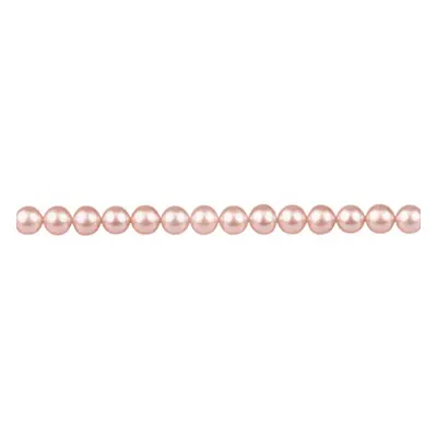 Cultured Pearls Fresh Water, 6-6.5mm, Peach/pink, Potato Round, 16&quot;/40cm