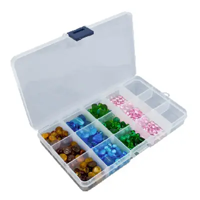 Plastic Organiser, 15 Compartment Organiser, 17.5cm X 10.0cm X 2.2cm