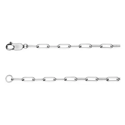 Sterling Silver 3.1mm Wide Square Wire Trace Chain, 18&quot;/45cm, 100% Recycled Silver