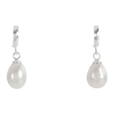 Sterling Silver Fresh Water Cultured Pearls Drop Earrings