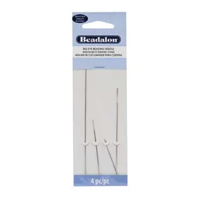 Beadalon Big Eye Beading Needle, Variety Pack, 4 Pcs