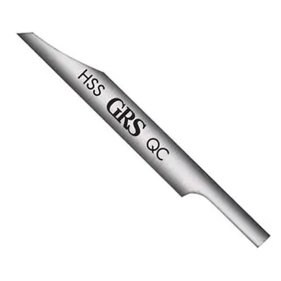 GRS® Quick Change HSS Flat Graver 0.8mm Tool Point Width