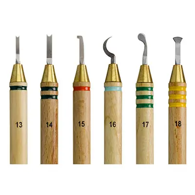 Wolf Tools Precision Wax Carver Set Of 6 Speciality Sizes 13-18