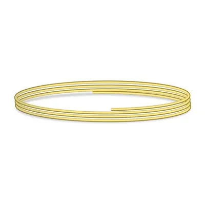 9ct Yellow Gold Round Wire 1.50mm X 200mm, Fully Annealed, 100% Recycled Gold