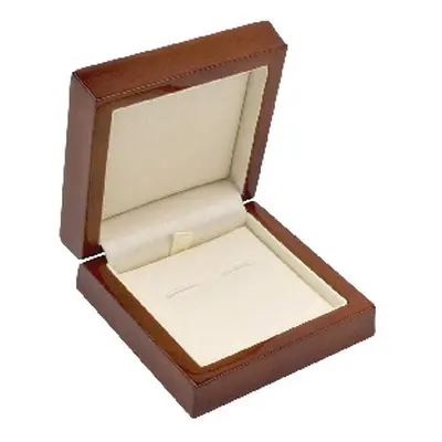 Wooden Cufflink Box, Mahogany Colour