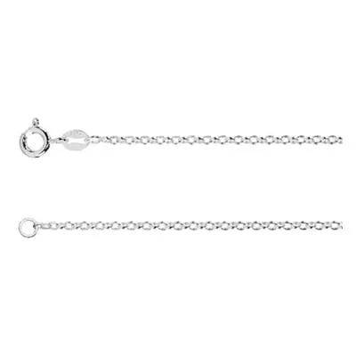 Sterling Silver 1.7mm Belcher Chain 24&quot;/60cm Unhallmarked 100% Recycled Silver