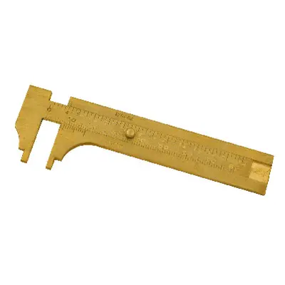 Brass Slide Vernier Gauge 100mm X 0.01mm