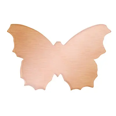 Copper Blanks Butterfly Pack of 6 33.5mm X 21.5mm X 0.9mm