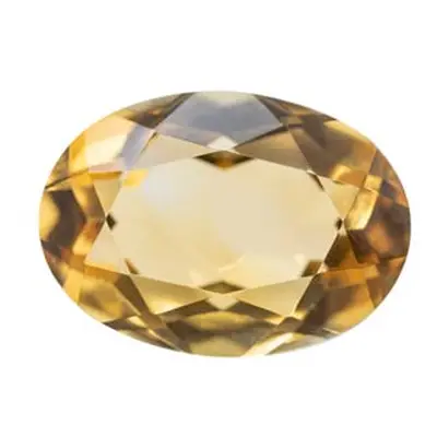 Citrine, Oval, 14x10mm