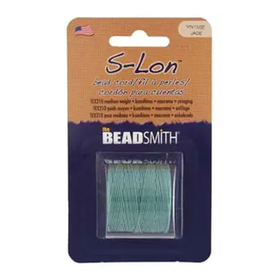 Beadsmith S-lon Bead Cord Vintage Jade Tex 210 Gauge #18 70m