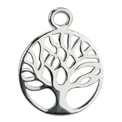 Sterling Silver Tree Of Life Classic Filigree Drop 10mm Pack of 5