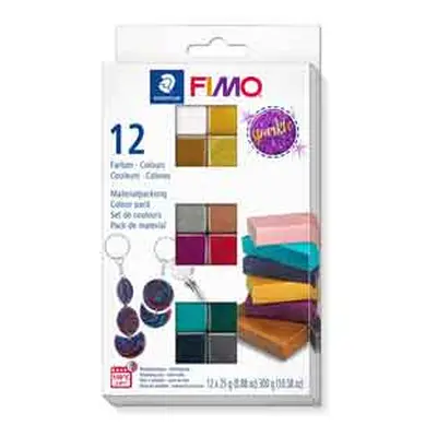 Fimo Effect Sparkle Colour Pack 12 Piece