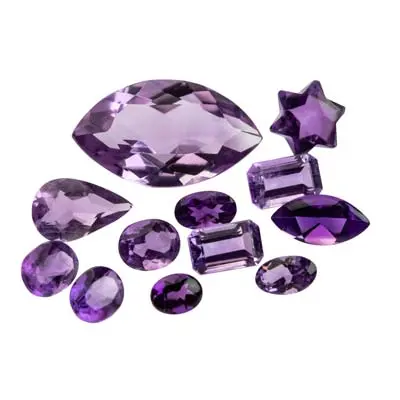 Amethyst, Mixed Shapes, Pack of 12