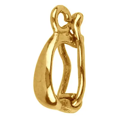 9ct Yellow Gold Clip Bail With Figure Of 8, Small