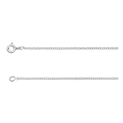 Sterling Silver 1.6mm Trace Chain 28&quot;/71cm Unhallmarked 100% Recycled Silver