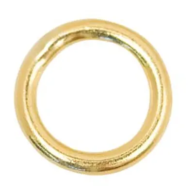 9ct Yellow Gold 4mm Closed Jump Ring Pack of 4, 4mm X 0.6mm