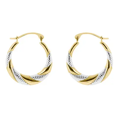 9ct Yellow Gold Creole Earrings